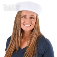 Large White Sailor Hat