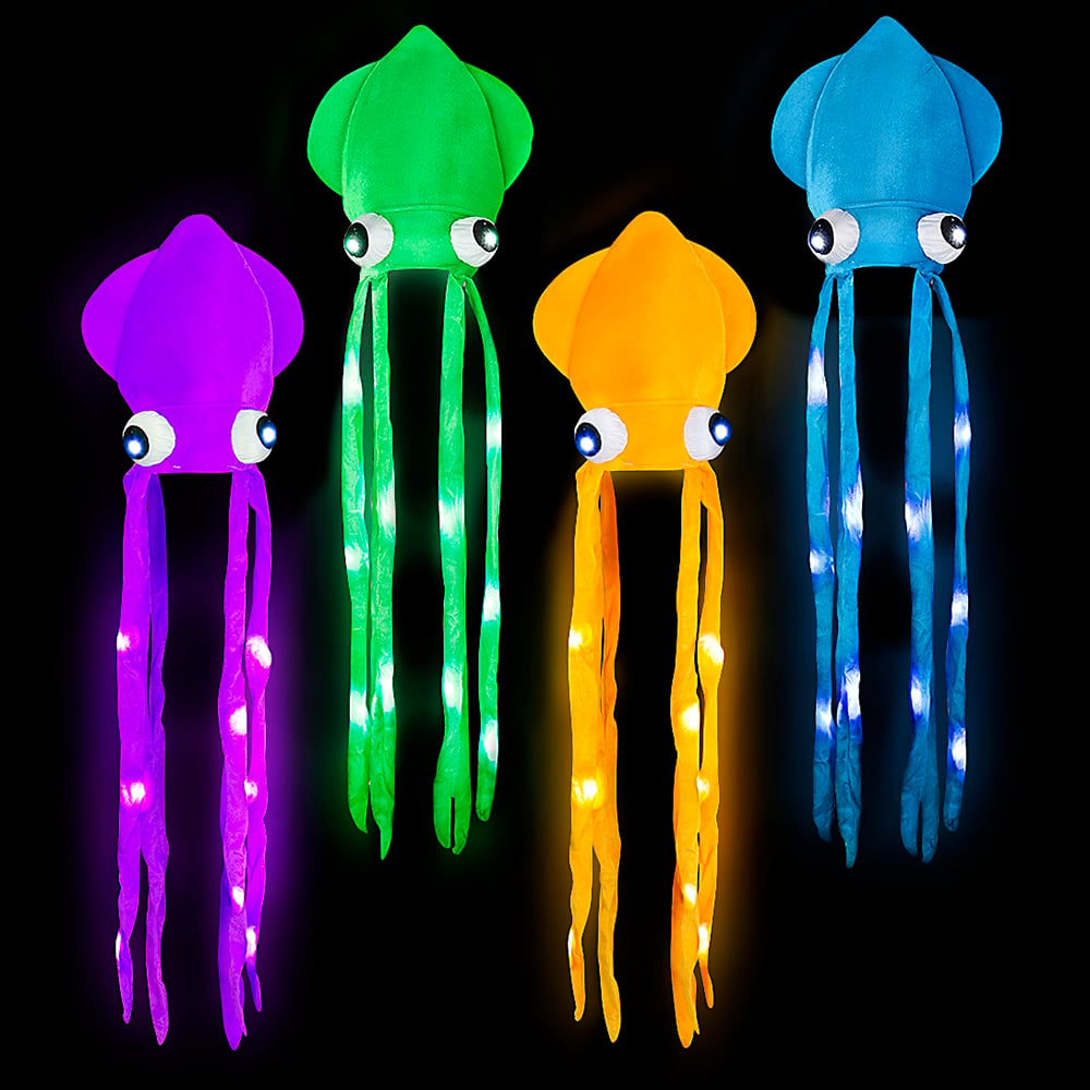 Light up shop squid hat