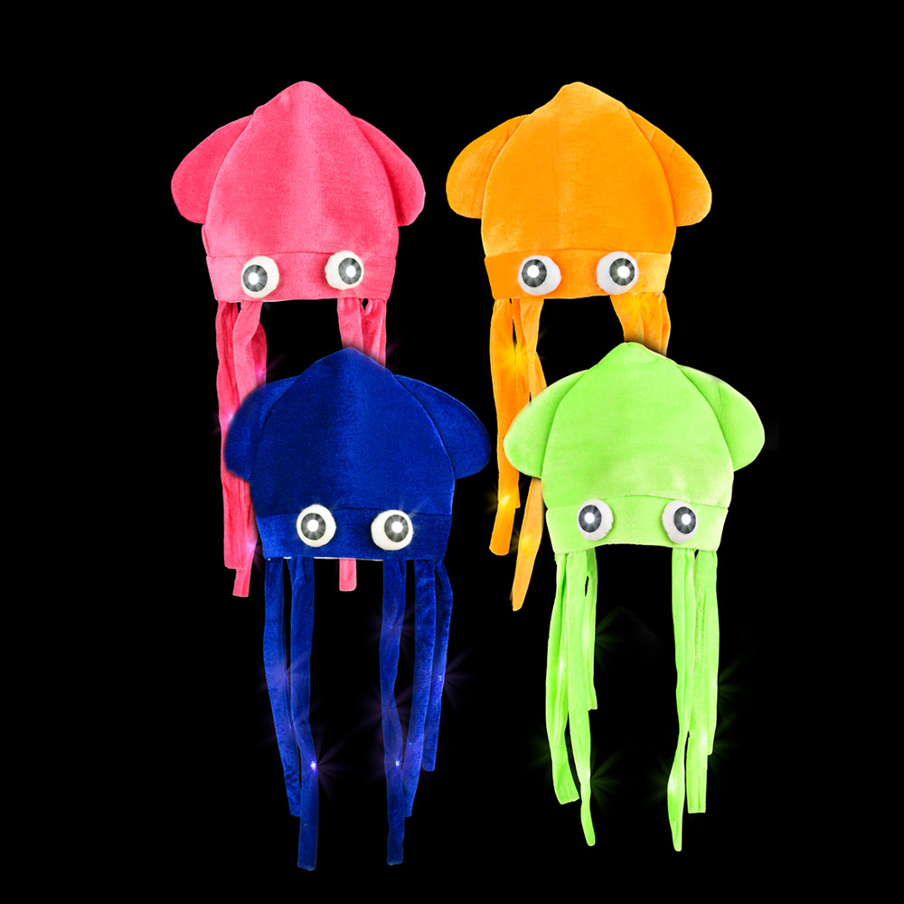 Light up shop squid hat