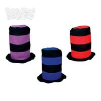 Assorted Black Stripe Stovepipe Hat