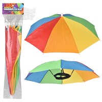 Rainbow Umbrella Hat 20"