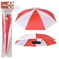 Red And White Umbrella Hat 20"