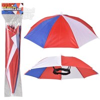 Red White And Blue Umbrella Hat 20"