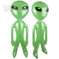 84" Green Alien Inflate