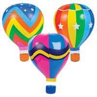 22" Rainbow Hot Air Balloons