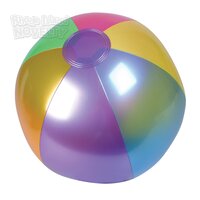 18" Metallic Beach Ball Inflate