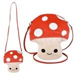 Mushroom Plush Crossbody 10"x11"