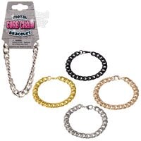 Metal Curb Chain Bracelet