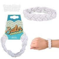 7.75" Sailor Bracelet-White