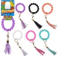 Silicone Bead Clip On Bracelet