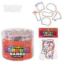 Fast Food Rainbow Silicone Stretch Bands