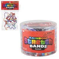 Safari Rainbow Silicone Stretch Bands