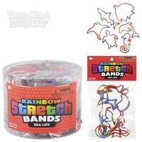 Sea Life Rainbow Silicone Stretch Bands