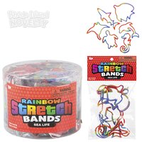 Sea Life Rainbow Silicone Stretch Bands