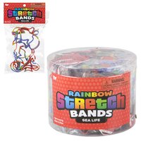 Sea Life Rainbow Silicone Stretch Bands