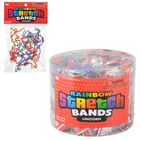 Unicorn Rainbow Silicone Stretch Bands