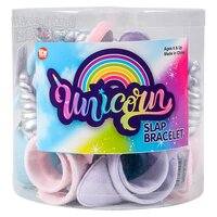 Unicorn Plush Slap Bracelet 8.5"