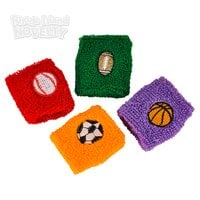 Sports Ball Wristbands 2.75"