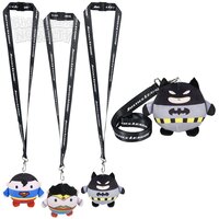 3.5" Squishy-Ishies Justice League Lanyard Asst