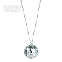 Disco Ball Necklace 2"