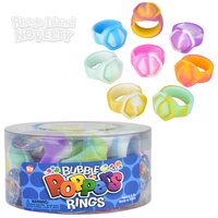 Tie Dye Bubble Popper Ring