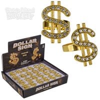 Dollar Sign Ring 1.25"
