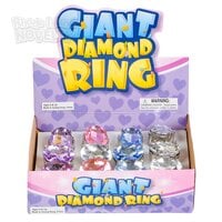 Giant Faux Diamond Ring 1"