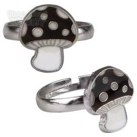 Mushroom Mood Ring 0.5"