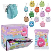 Blind Bag Mini Kawaii Plush Backpack Clip On 3"