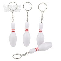 3" Bowling Pin Keychain