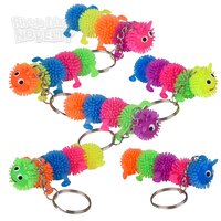 3" Caterpillar Keychain