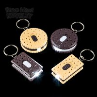 1.75" Flashlight Cookie Keychain