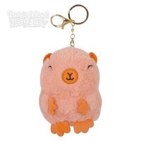 4" Plush Capybara Clip On