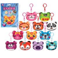 3" Squish Animal Backpack Clip Assortment