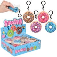 2.75" Squish Donut Backpack Clip 24pcs/Display