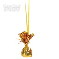 5.5" Gold Metallic Balloon Weights