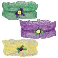 Mardi Gras Leg Garter