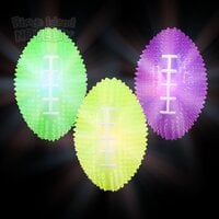 3" Mardi Gras Light-Up Football
