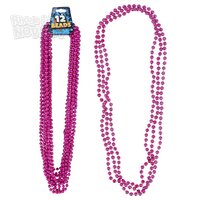 33" 7 mm Pink Beads