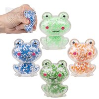 2.4" Mini Squeezy Foam Bead Frog 24ct