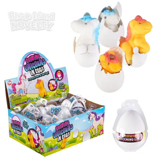 Hatching growing unicorn rainbow egg deals