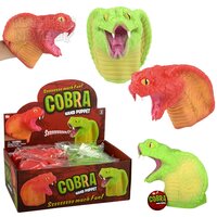 Stretchy Cobra Hand Puppet 6"