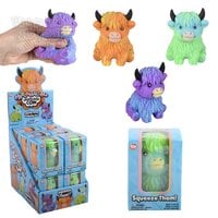 3" Marshmallow Highland Cow Assortment 12ct