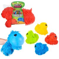 9" Shaggy Puffer Dog