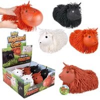 8.75" Shaggy Highland Cow Puffer