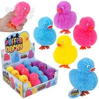 4" Ducky Puffer- Assorted Colors