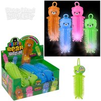 8" Bear Puffer Light-Up Wiggler 12ct