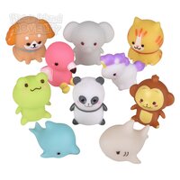 2" Rubber Kawaii Animals 50ct