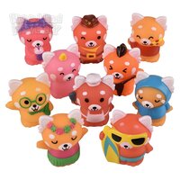 2" Red Panda Rubber Characters