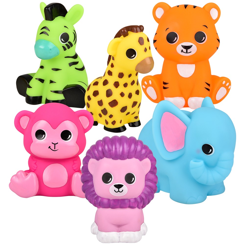 Big Rubber Zoo Animal Collectible Mix 5